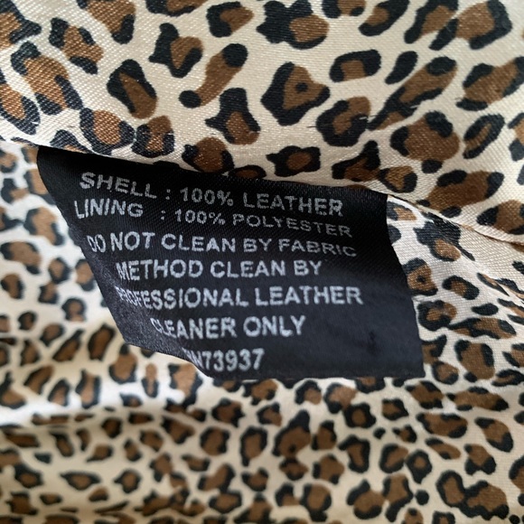 Kenna T burgundy leather jacket size M medium - Picture 5 of 5